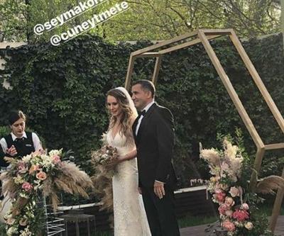 Şeyma Korkmaz ve Cüneyt Mete evlendi