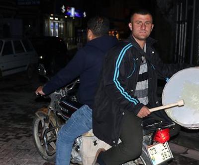 Motorize ramazan davulcuları