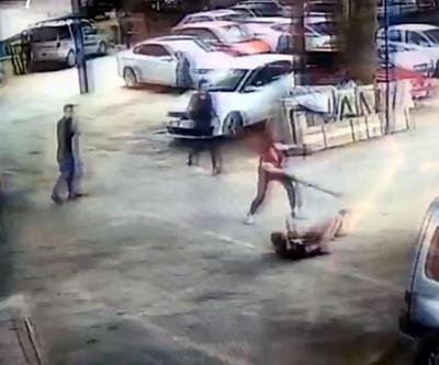 Tartıştığı yaşıtlarına döner bıçağı ile saldırdı