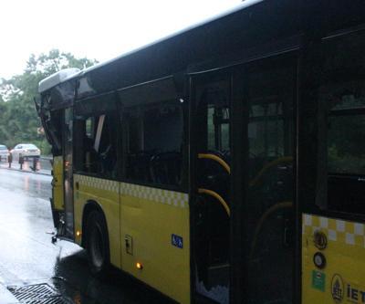 Sarıyerde zincirleme trafik kazası: 2 yaralı