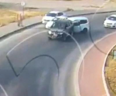 Trafikte kavga MOBESEye yakalandı