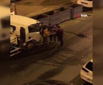Çimleri sularken adamı ıslatınca...