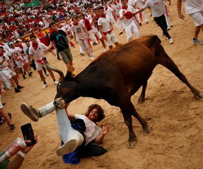 İspanyada tepki çeken San Fermin Festivalinde 2 günde 9 yaralı