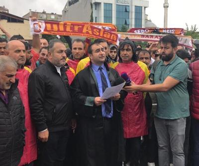 Galatasaray taraftarı Çağlayan Adliyesinde