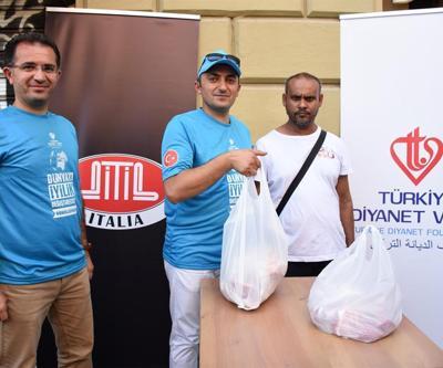Cengiz Ünder’in kurban bağışı Romada dağıtıldı