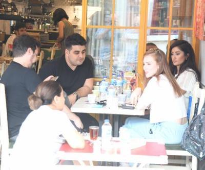 Elçin Sangunun kahvaltı keyfi