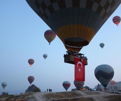 Balonlar, Cumhuriyet Bayramı için havalandı