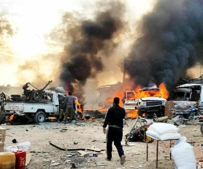 Resulaynda bomba yüklü araç patladı Çok sayıda ölü ve yaralı var...