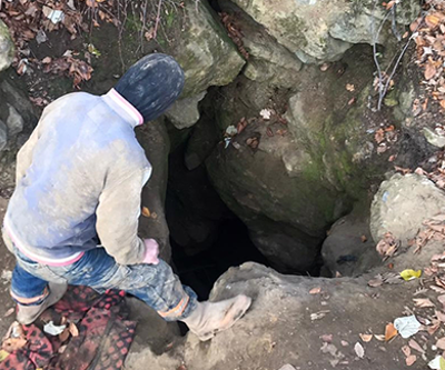 17 metre kazmışlar Suçüstü yakalandılar