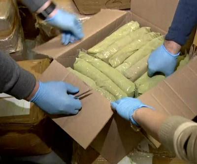 Son dakika İstanbul Havalimanında 1,7 ton uyuşturucu yakalandı