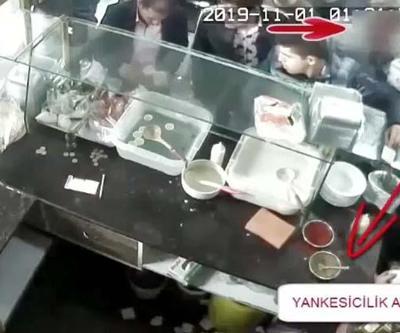 Yankesicilik yapan şahıs kameraya yakalandı