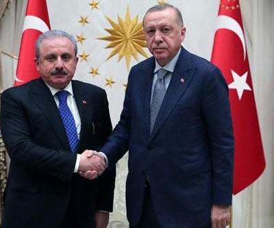 Cumhurbaşkanı Erdoğan TBMM Başkanı Şentop’u kabul etti