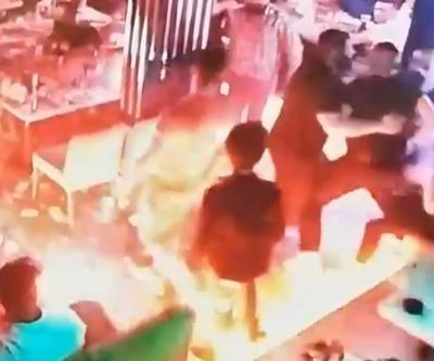 Beyoğlunda bir barda sopalı kavga