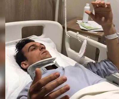 Pistten çıkan uçakta yaralanan genç o anları anlattı