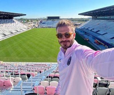 Beckhamın kulübüne pembe stadyum