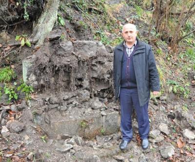 Çalınan tarihi çeşmenin taşları bulundu