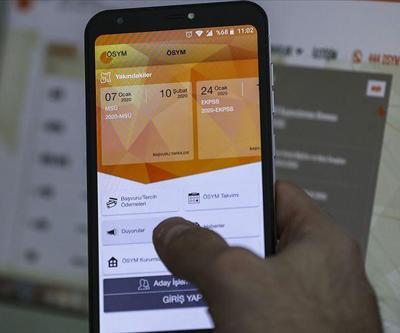 ÖSYMnin aday işlemleri için mobil uygulaması erişime açıldı
