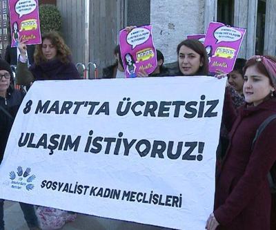 Kadınların ücretsiz ulaşım talebi