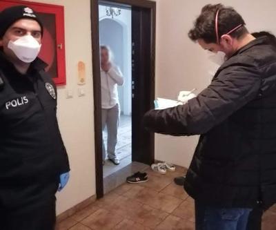 Yurt dışından gelenleri polis evlerinde kontrol etti