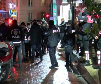 Beyoğlunda dernek baskını