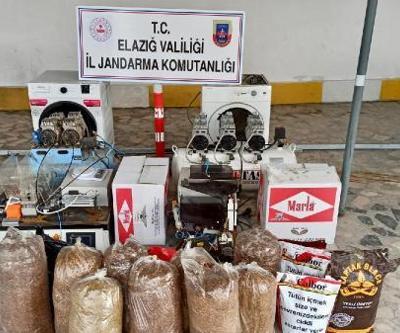 Kaçak sigara üreten 2 kişi gözaltında