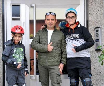 Türkiyeyi gülümseten paten görüntülerindeki baba ve oğulları konuştu