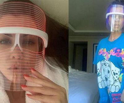 Kourtney Kardashian led ışıklı maske satışına başladı