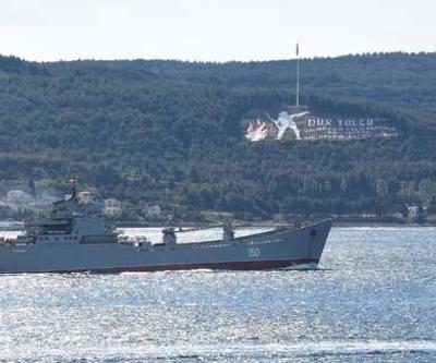 Rus savaş gemisi Saratov, Çanakkale Boğazından geçti