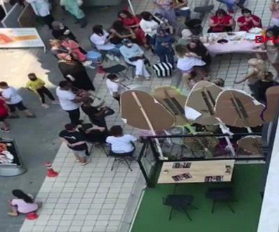 İş yeri açılışında davul zurna çalınıp dansöz oynatıldı | Video