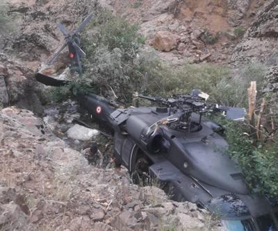 Son dakika... Bingölde operasyondan dönen helikopter zorunlu iniş yaptı