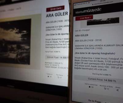 Ara Gülerin ilk röportaj fotoğrafı 20 bin 532 liraya satıldı