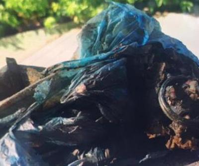 Porsuk Çayında akılalmaz olay Oltaya el bombası takıldı