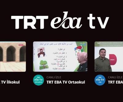 EBA TV ders programı 1 Eylül CANLI | EBA TV lise, ilkokul, ortaokul ders programı
