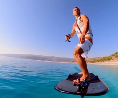Kenan Sofuoğlu Salda Gölünde fliteboard yaptı