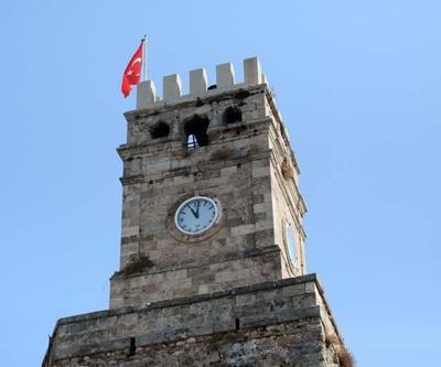 Antalyanın simgesi Saat Kulesine kubbe geliyor