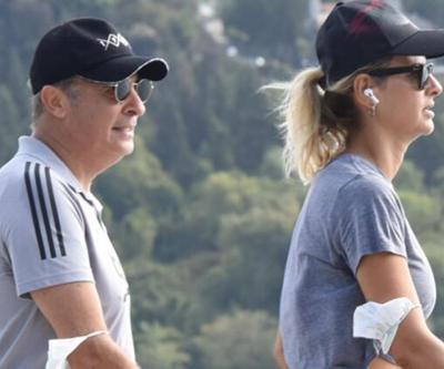 Fikret Orman ile sevgilisi Tuğba Coşkun her sabah sporda