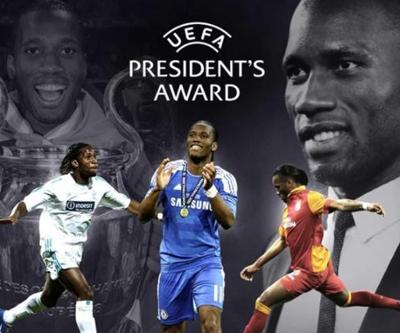 UEFAdan Didier Drogbaya ödül
