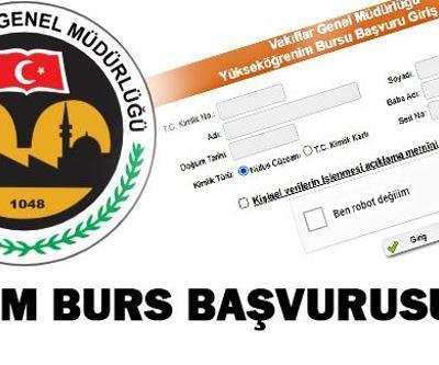 2020 Vakıflar Genel Müdürlüğü (VGM) üniversite burs başvuruları nasıl yapılır