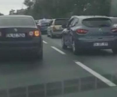 Konvoy yapıp yolu kapattılar | Video