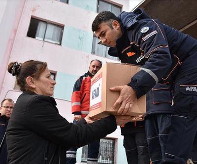 AFAD: Sadece gıda kolisi ve yeni battaniyeye ihtiyaç var