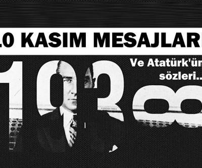 2020 10 Kasım mesajları... Resimli 10 Kasım mesajı, Atatürk resmi ve sözleri