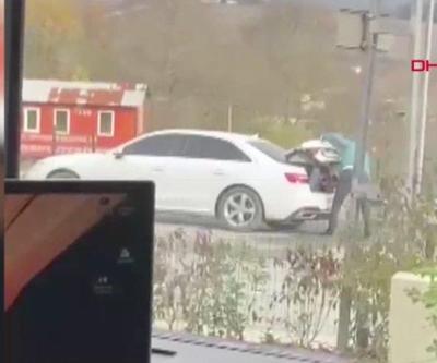 Denetimden kaçmak için bagaja girdi | Video
