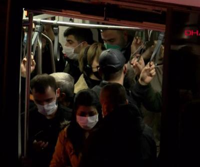 Kalabalıktan tramvayın kapısı kapanmadı | Video