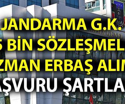 Jandarma Genel Komutanlığı 5 bin sözleşmeli uzman erbaş alımı başvuru şartları neler (JGK personel alımı)