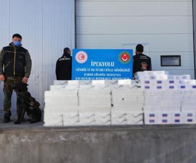 Habur Gümrük Kapısında 29 bin paket kaçak sigara ele geçirildi