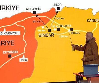 Sincara operasyon olur mu Sincarın önemi ne Uzman isimler harita üzerinde anlattı