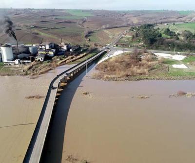 Ergene Nehrindeki taşkın riski kırmızı alarm seviyesine yükseldi