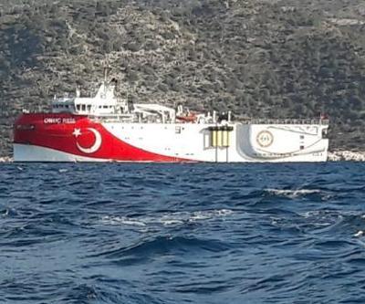 Oruç Reis gemisi Demre açıklarına demirledi