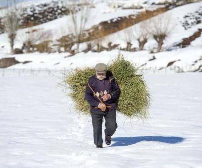 Tuncelinin bir yanında bahar diğer yanında kara kış yaşanıyor