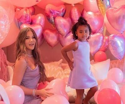 Khloe Kardashiandan kızı için gösterişli doğum günü